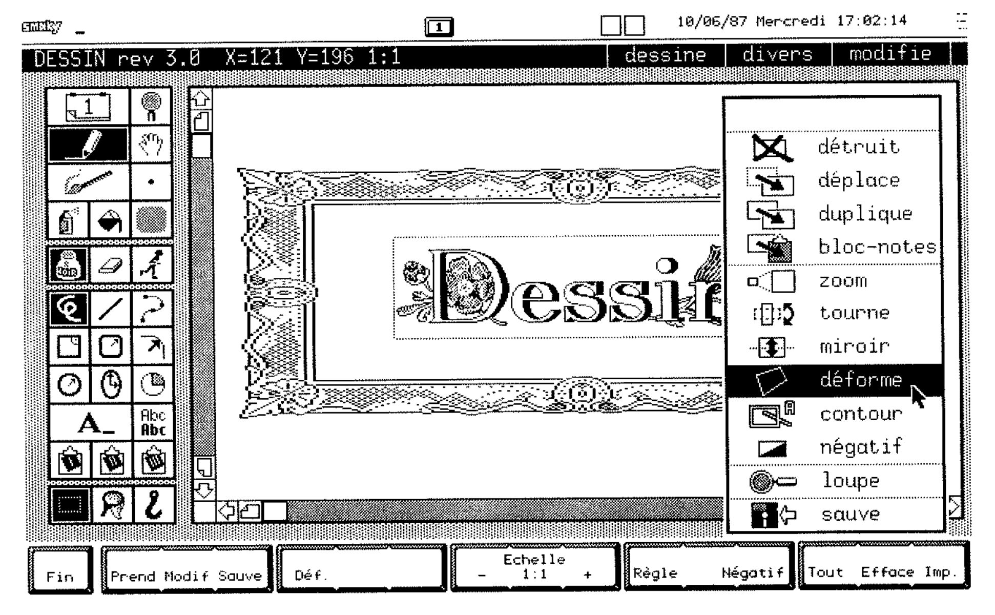 illustration Crésus en 1987