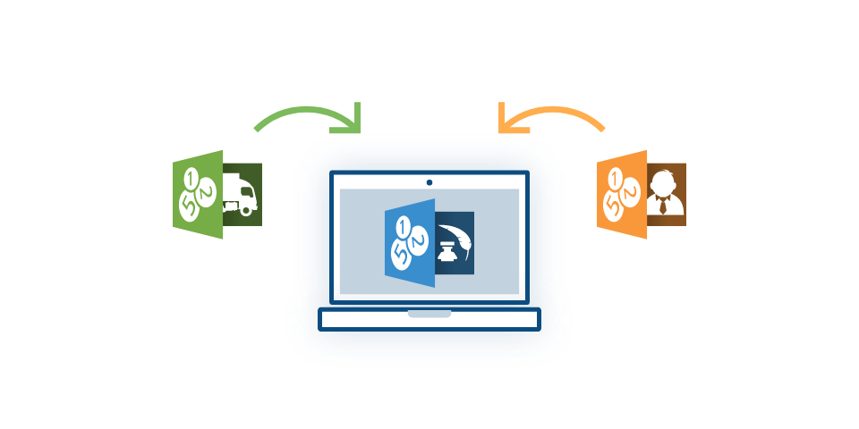 illustration Partagez en toute sécurité votre comptabilité avec votre fiduciaire